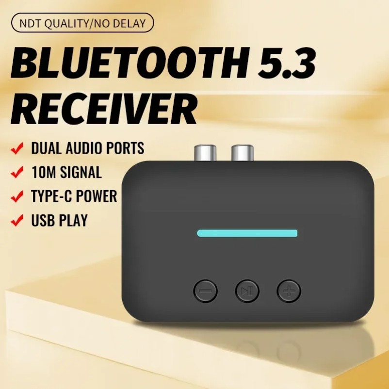 Bluetooth 5.3 Audio Adapter Wi - огляд і ціна Desk Setup Speakers