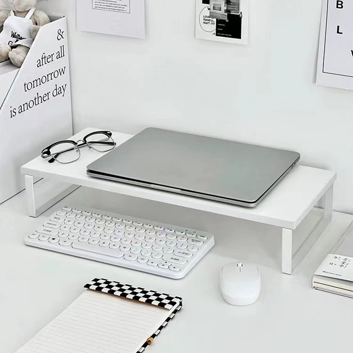 Wood Monitor Stand Riser, Mult - огляд і ціна Desk Setup Home Office