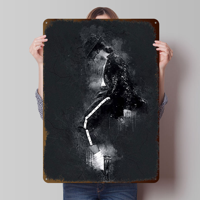 Michael Jackson Tinplate Poste - огляд і ціна Desk Setup Poster