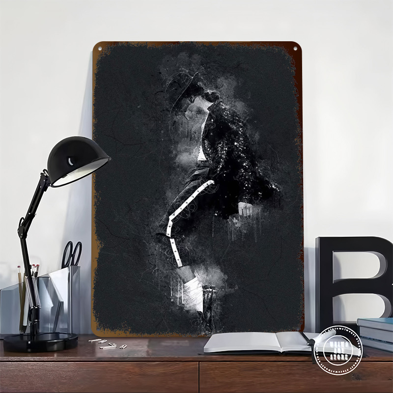 Michael Jackson Tinplate Poste - огляд і ціна Desk Setup Poster