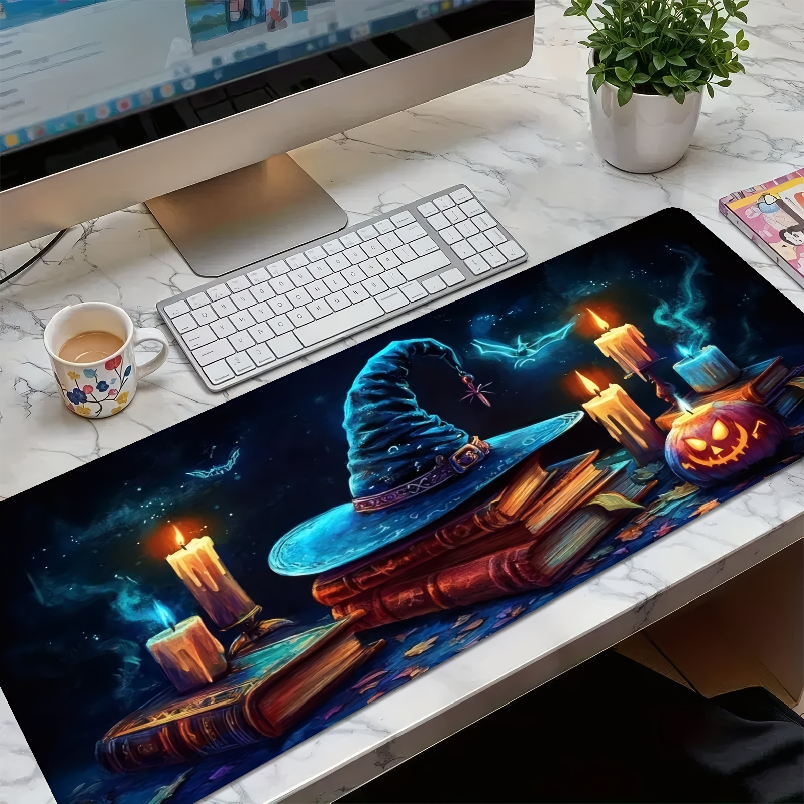Witch Hat Magic Books Candles  - огляд і ціна Desk Setup For Studying