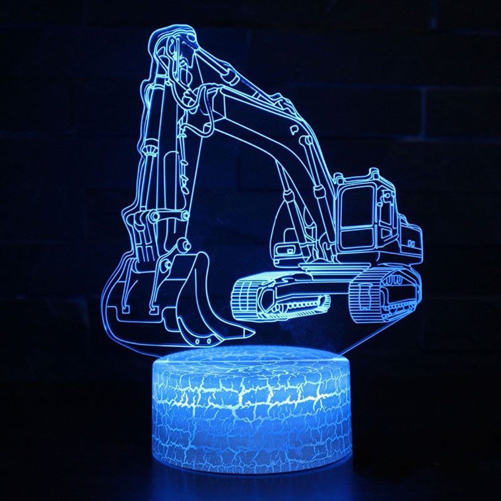 Construction Theme Excavator D - огляд і ціна Desk Setup Kids