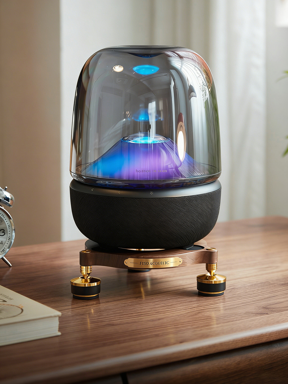 HiFi Audio Solid Wood Desktop  - огляд і ціна Desk Setup Speakers