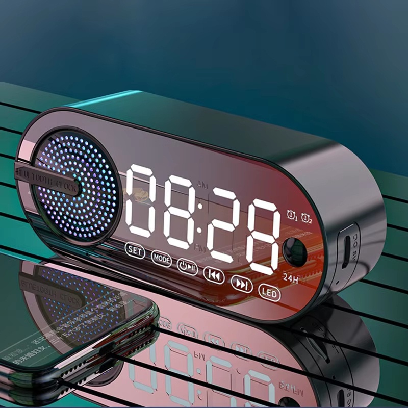 USB Charging FM Radio Alarm Cl - огляд і ціна Desk Setup Speakers