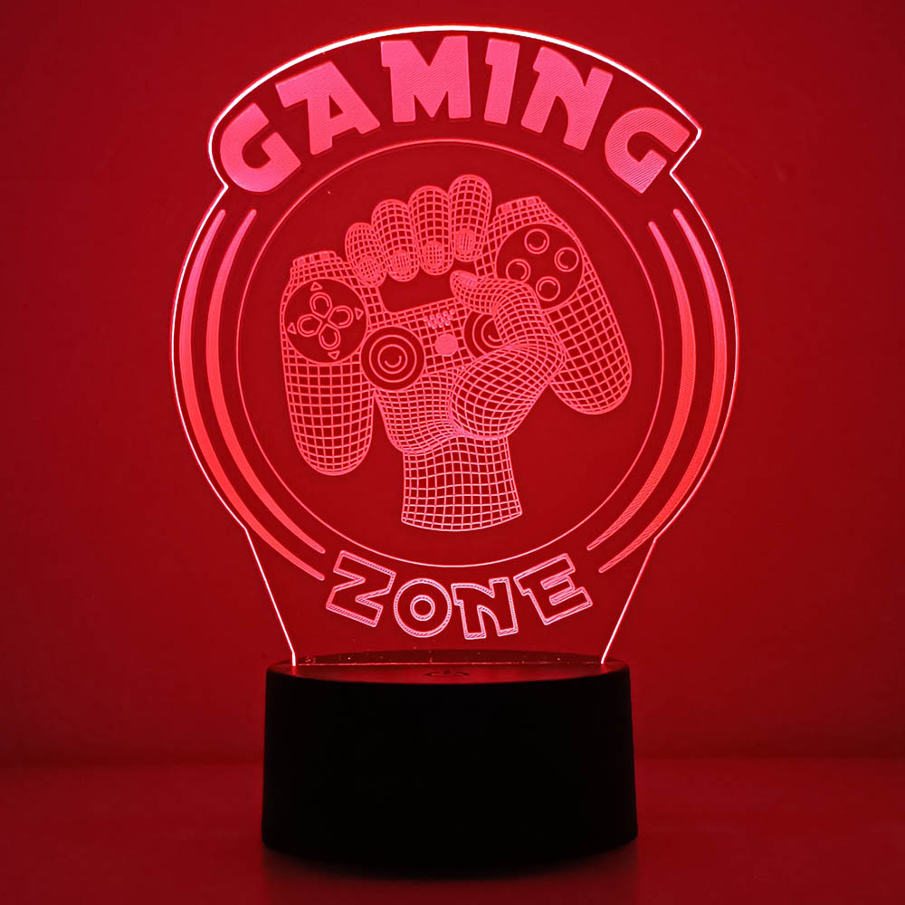 3D Night Light Lamp Gaming Roo - огляд і ціна Desk Setup Kids