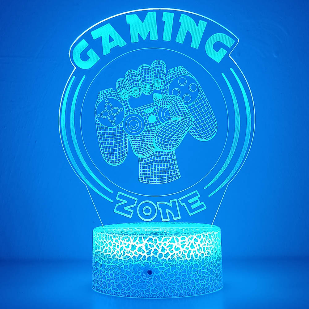 3D Night Light Lamp Gaming Roo - огляд і ціна Desk Setup Kids