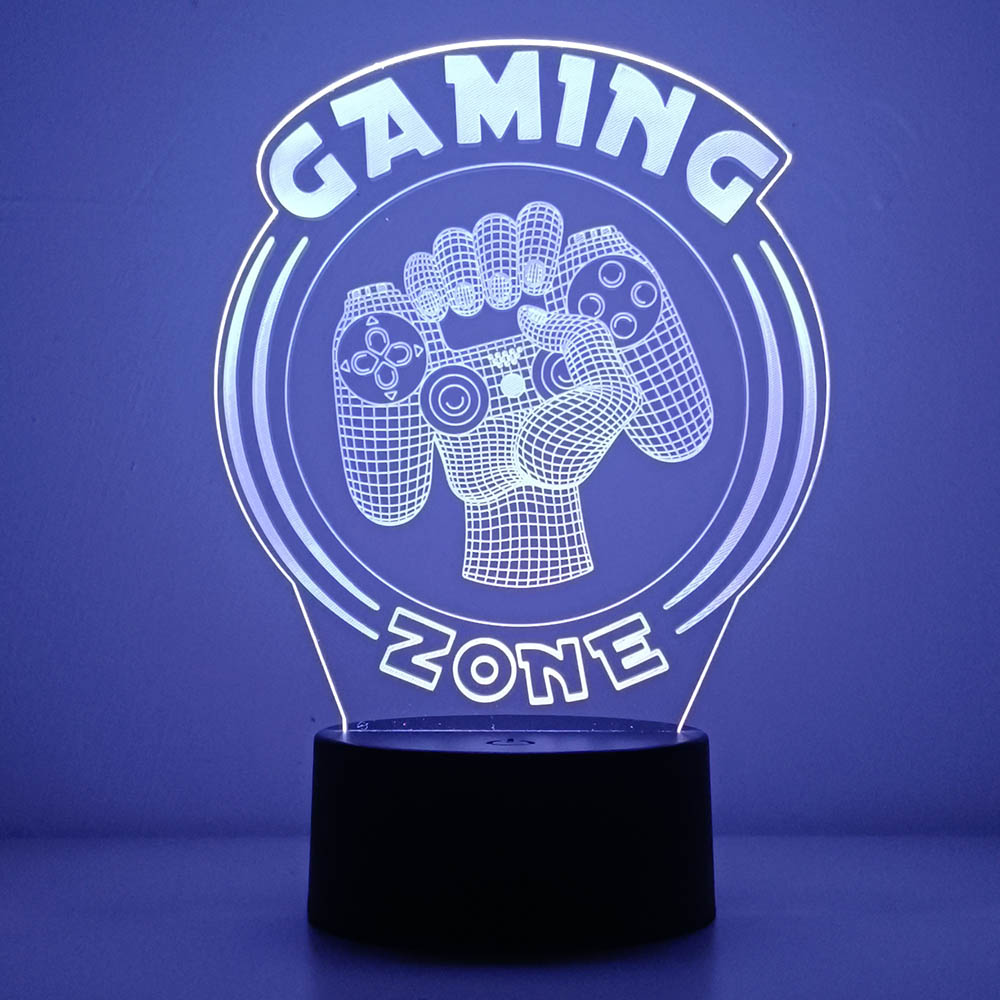 3D Night Light Lamp Gaming Roo - огляд і ціна Desk Setup Kids