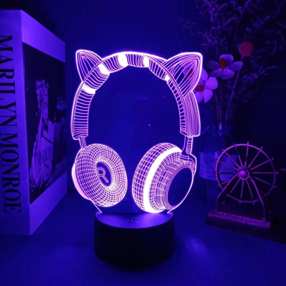 New Headphones 3D Illusion Nig - огляд і ціна Desk Setup Kids