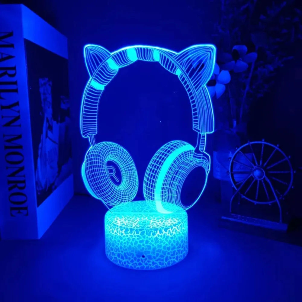 New Headphones 3D Illusion Nig - огляд і ціна Desk Setup Kids