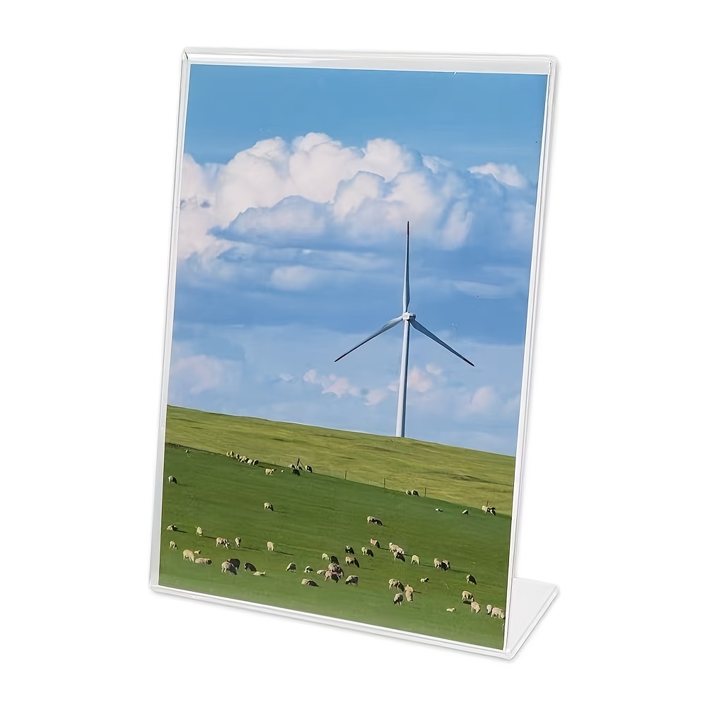 4-Pack Acrylic Sign Holder | T - огляд і ціна Desk Setup Poster