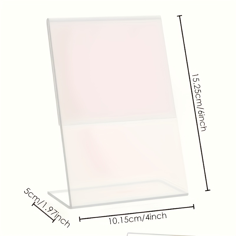 4-Pack Acrylic Sign Holder | T - огляд і ціна Desk Setup Poster