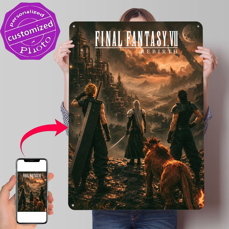 Fantasy VII Rebirth Key Art Pr - огляд і ціна Desk Setup Poster