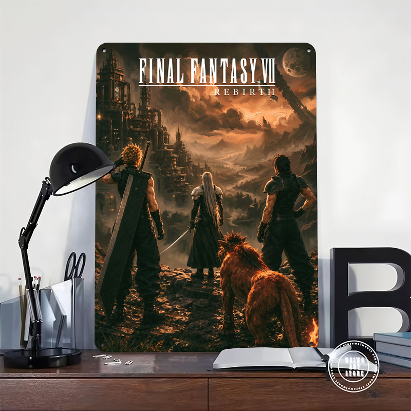 Fantasy VII Rebirth Key Art Pr - огляд і ціна Desk Setup Poster