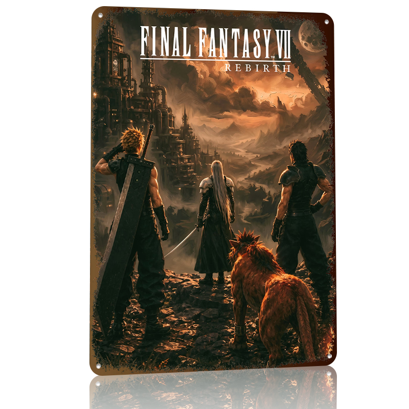 Fantasy VII Rebirth Key Art Pr - огляд і ціна Desk Setup Poster