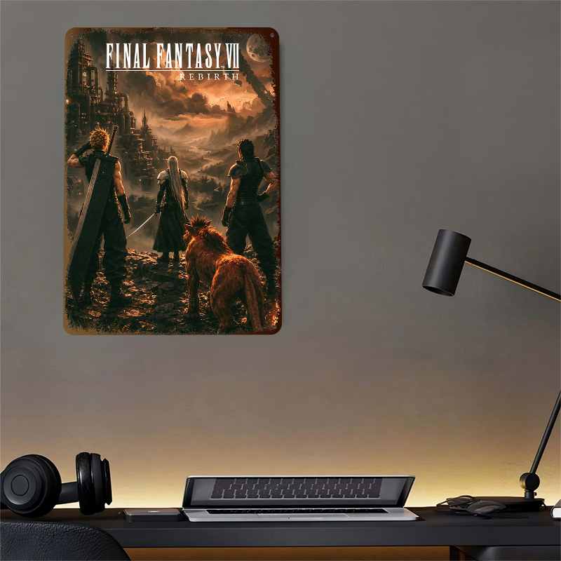 Fantasy VII Rebirth Key Art Pr - огляд і ціна Desk Setup Poster