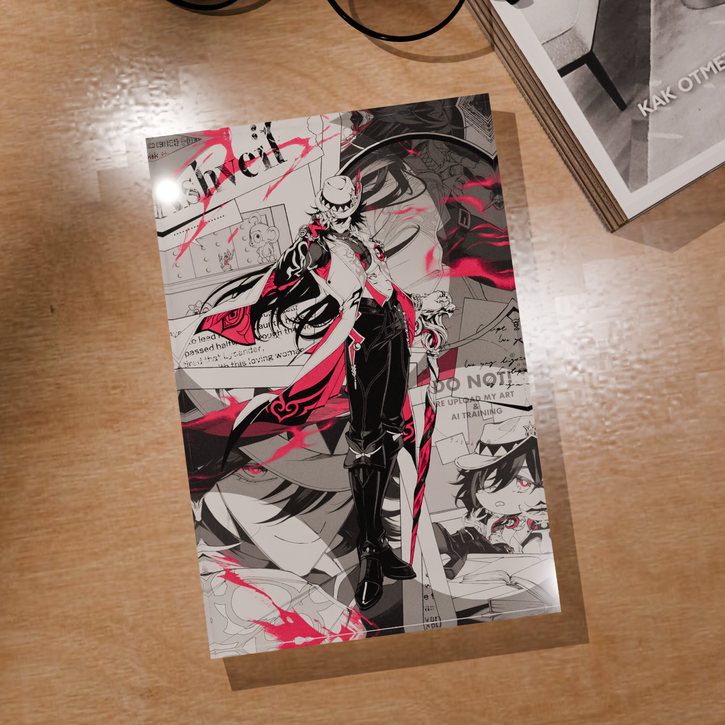 Honkai Star Rail Ashveil HSR P - огляд і ціна Desk Setup Poster