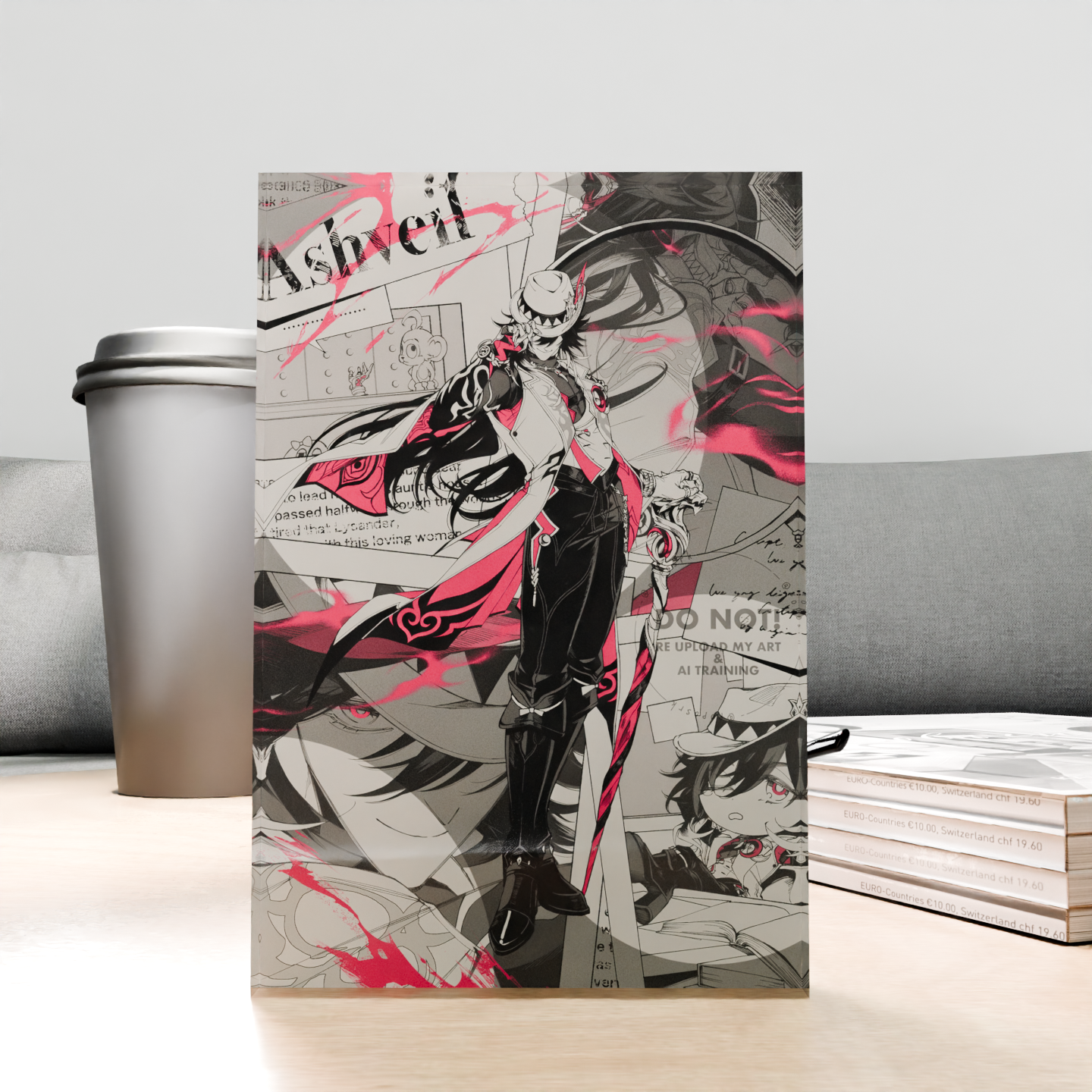 Honkai Star Rail Ashveil HSR P - огляд і ціна Desk Setup Poster