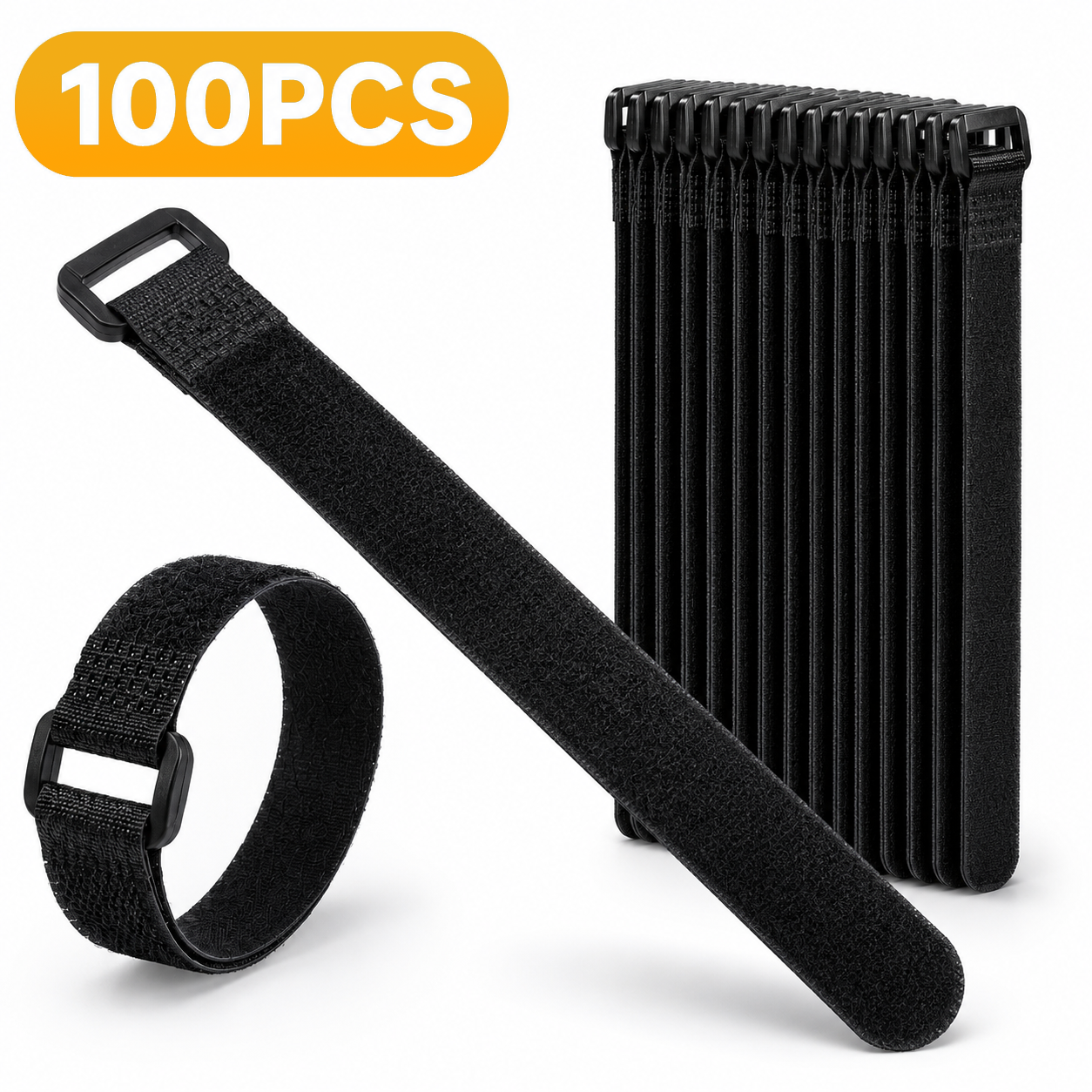 Velcros Straps Reusable Organi - огляд і ціна Desk Setup No Monitor