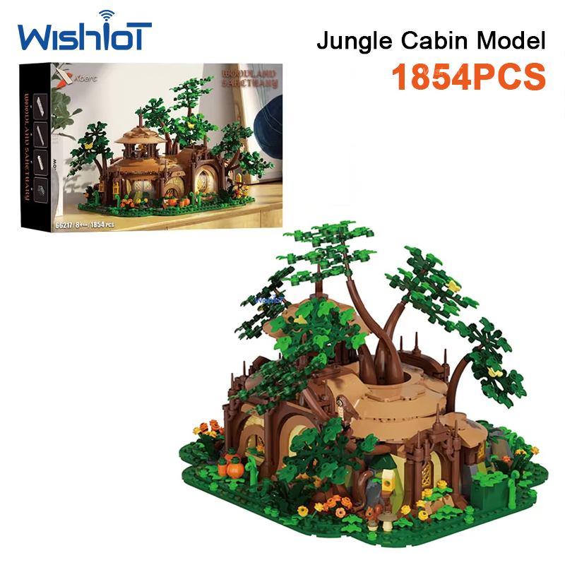 1854pcs Light-up Forest Castle - огляд і ціна Desk Setup Kids