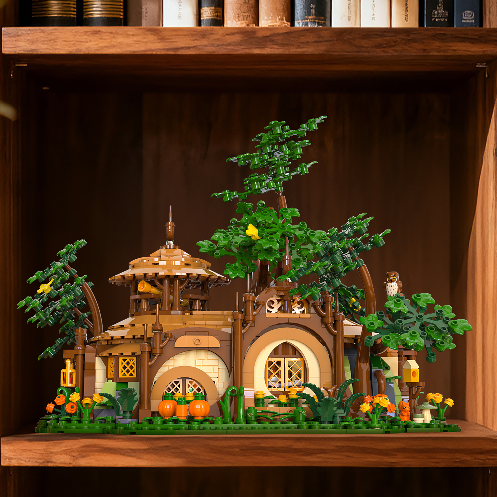 1854pcs Light-up Forest Castle - огляд і ціна Desk Setup Kids