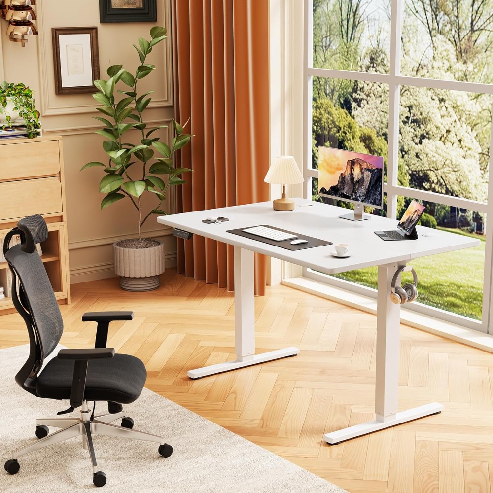 Electric Standing Desk Adjusta - огляд і ціна Desk Setup Home Office