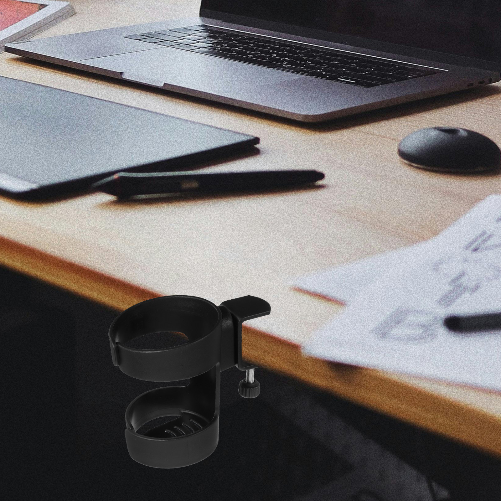 Desk Cup Holder Clamp Adjustab - огляд і ціна Desk Setup Home Office