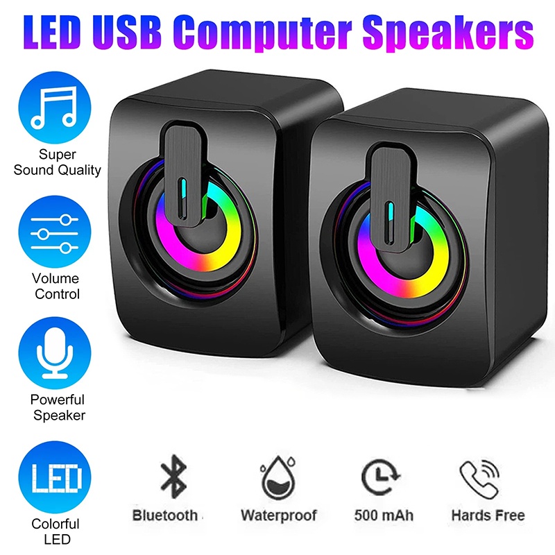Mini Computer Speakers Volume  - огляд і ціна Desk Setup Speakers