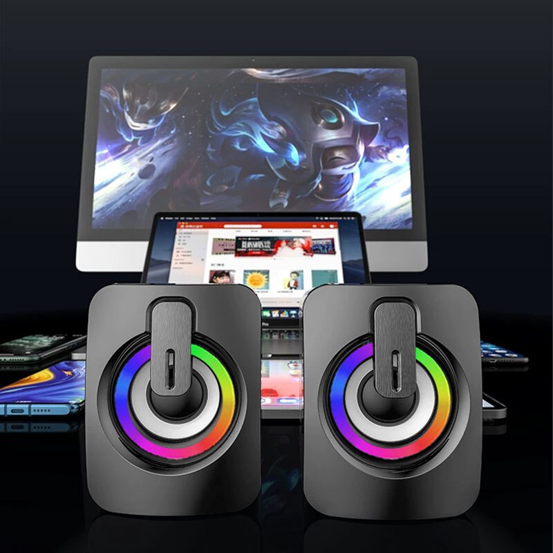 Mini Computer Speakers Volume  - огляд і ціна Desk Setup Speakers
